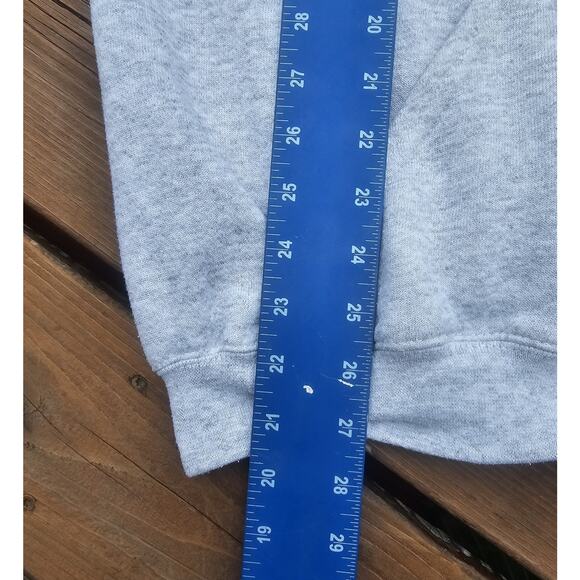 Vtg Discus Athletic Full Zip Hoodie 90s Sweatshirt Sz Large "Jim" Graphic Print - Picture 6 of 9